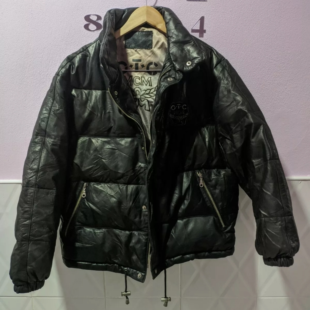 MCM Bubble Leather Jacket